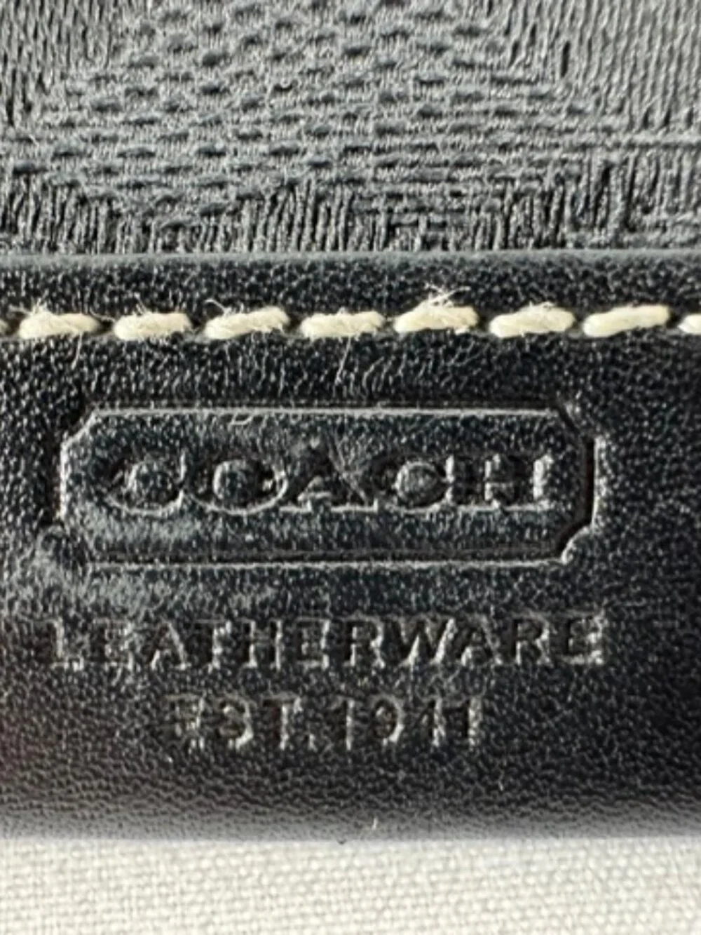 Y2K COACH Madison Signature Dotted Wristlet/Clutch & Signature C-Card Case